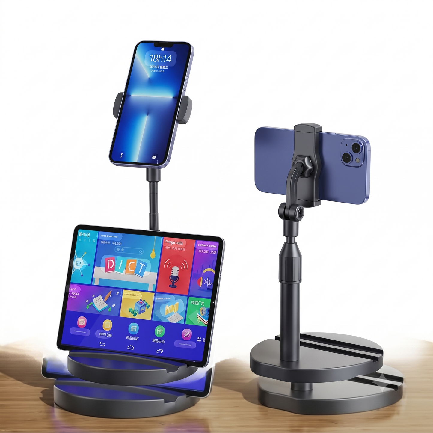 Support Bureau 2en1 Téléphone & Tablette