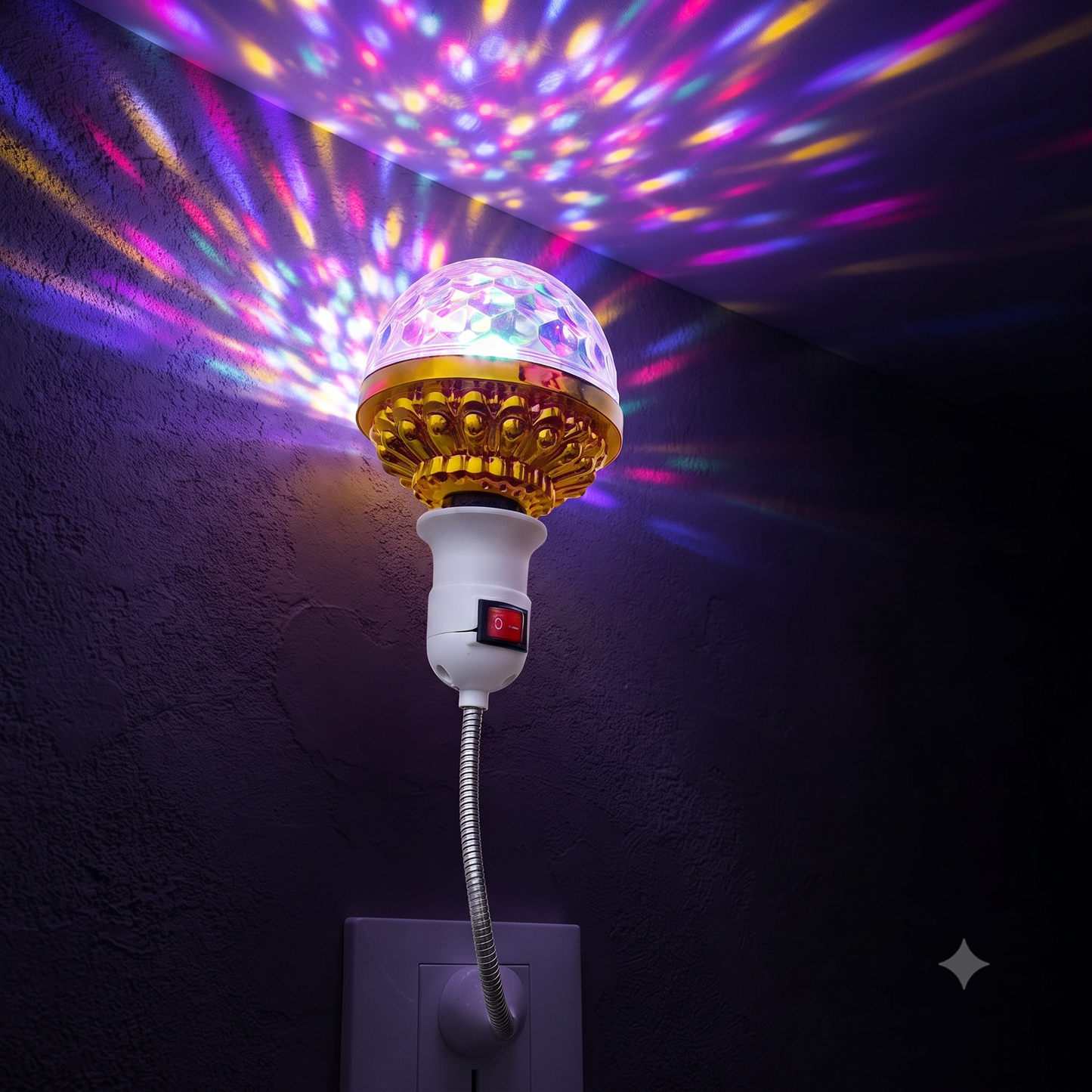 Ampoule LED Rotative Multicolore
