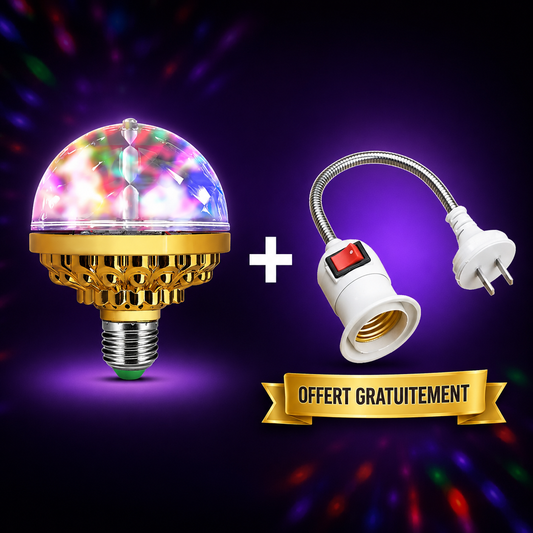 Ampoule LED Rotative Multicolore