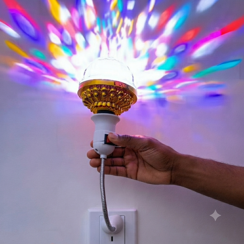 Ampoule LED Rotative Multicolore