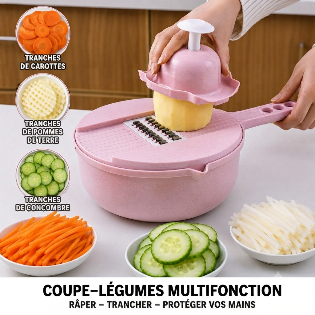 Coupe Légumes Multifonctions 7en1